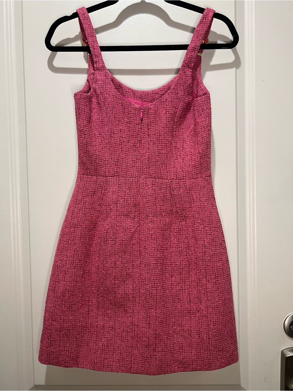 Amanda Uprichard Finley Tweed Mini Dress Pink Size XS NWT - Picture 6 of 9